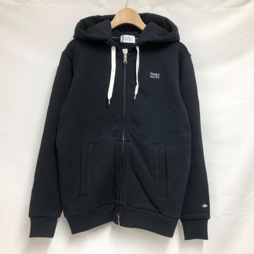 新品未使用　PEARLY GATES　フルジップパーカー　0　ネイビー