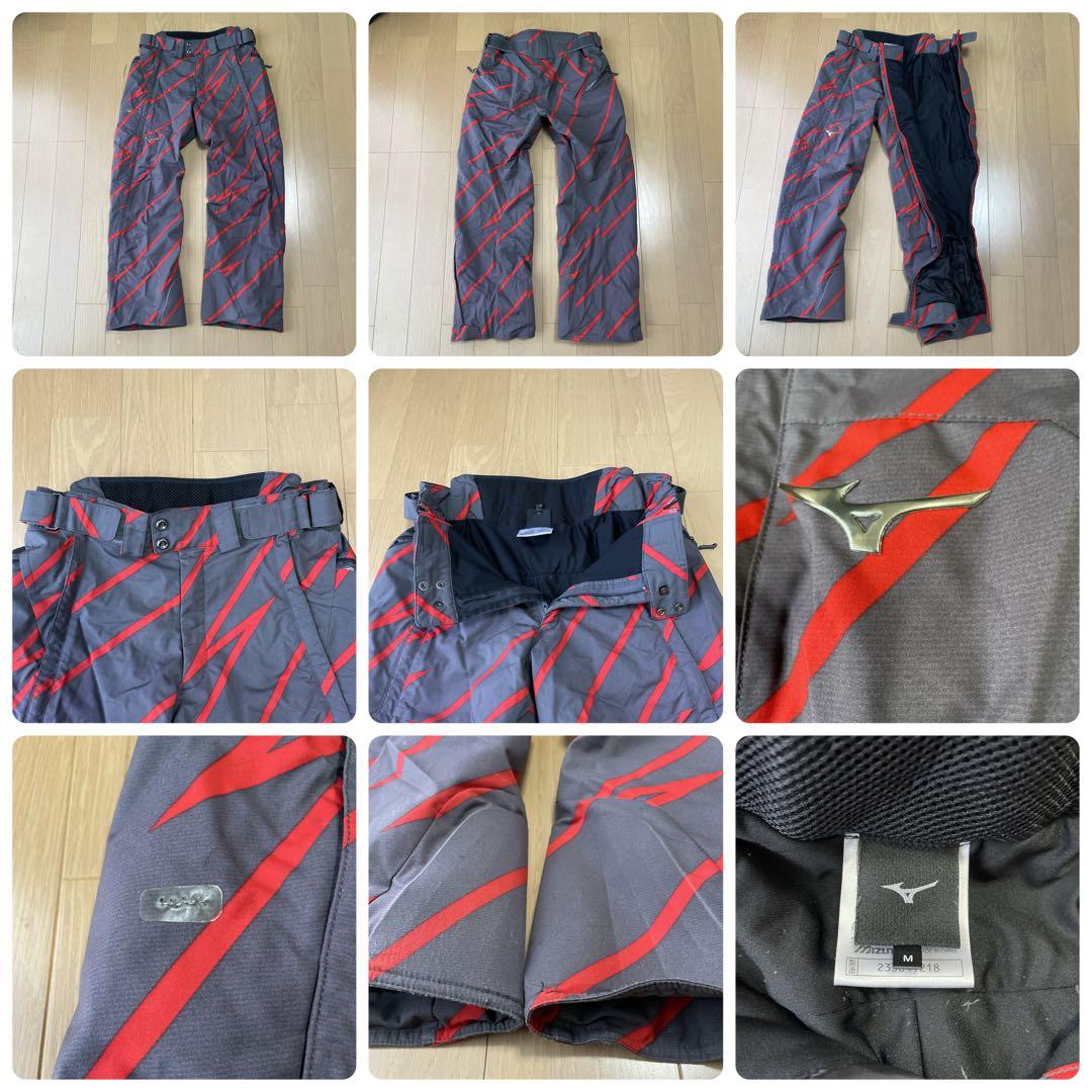 ミズノ MIZUNOスキーウェア上下セットデモモデル 中古サイズM 選手用非売品