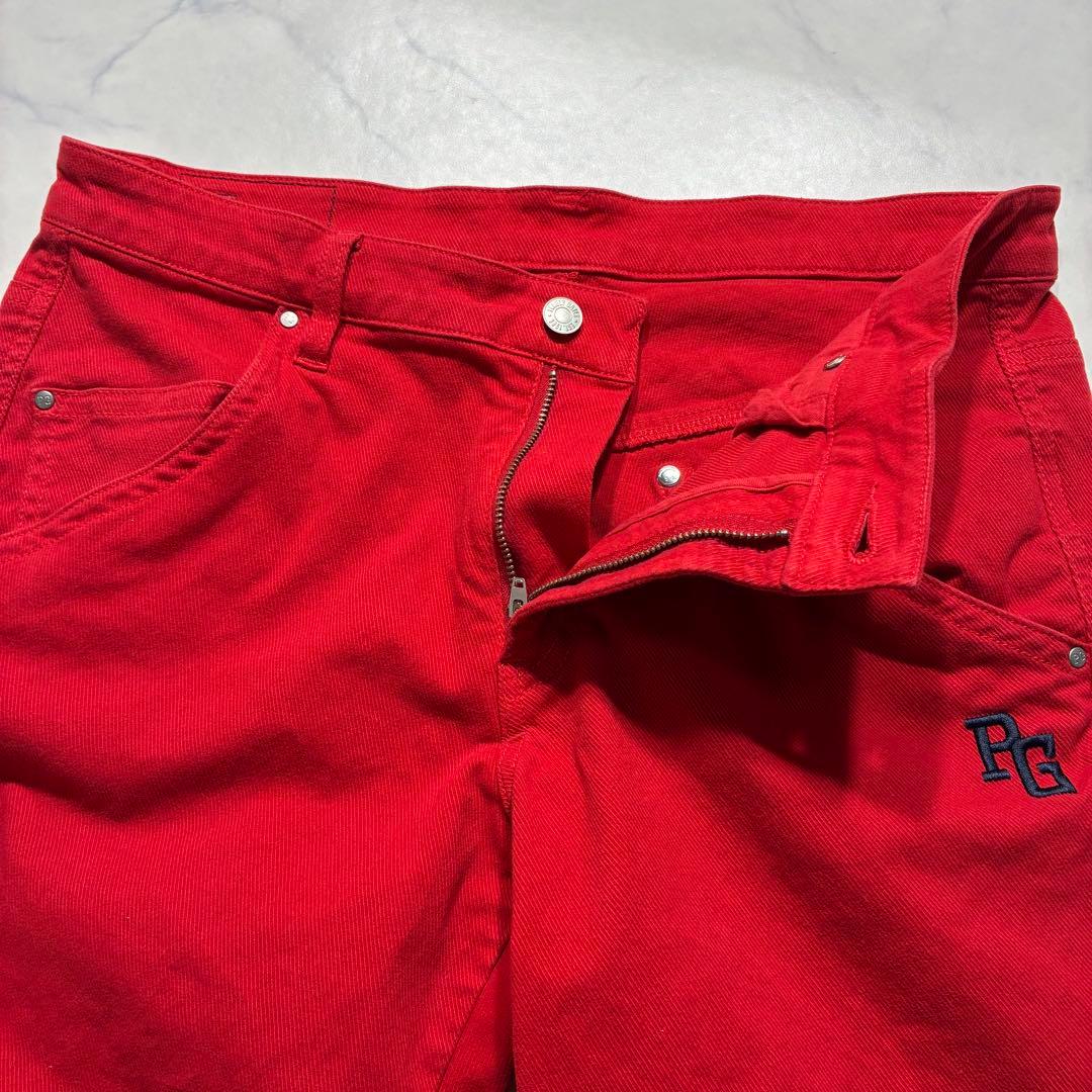 PEARLY GATES パーリーゲイツ ゴルフパンツ ストレッチ レッド 5