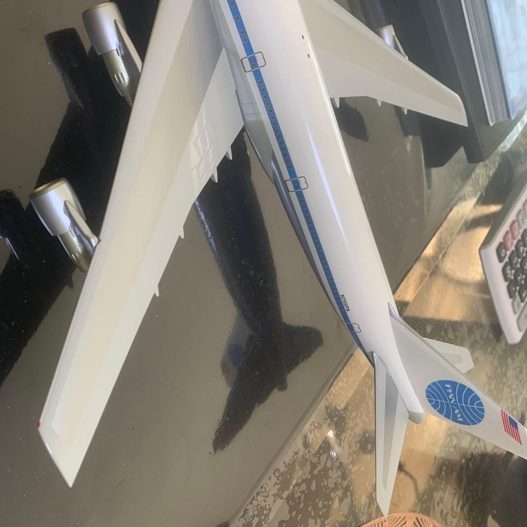 昭和ろく‼️ＰＡＮＡＭ／Ｂ７４７－１２１ヘルパ製１／２００スケール(プラ製)