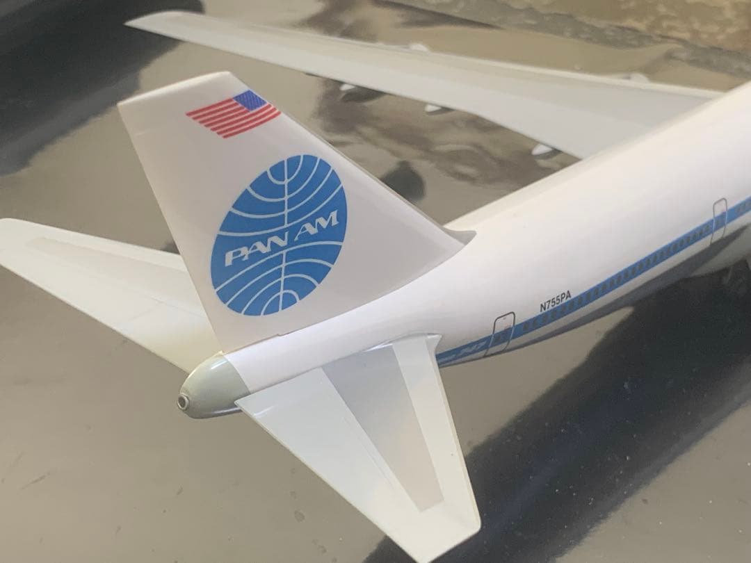昭和ろく‼️ＰＡＮＡＭ／Ｂ７４７－１２１ヘルパ製１／２００スケール(プラ製)