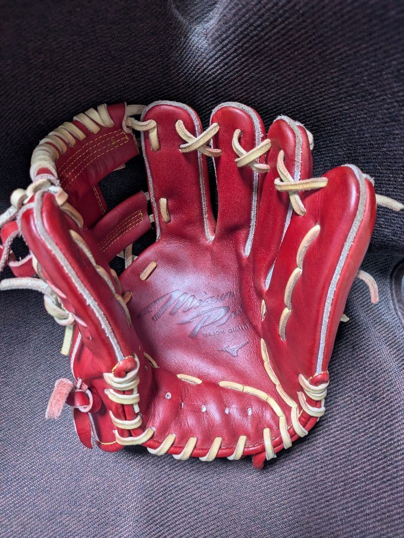 MizunoPro classic クラシック 赤 軟式用
