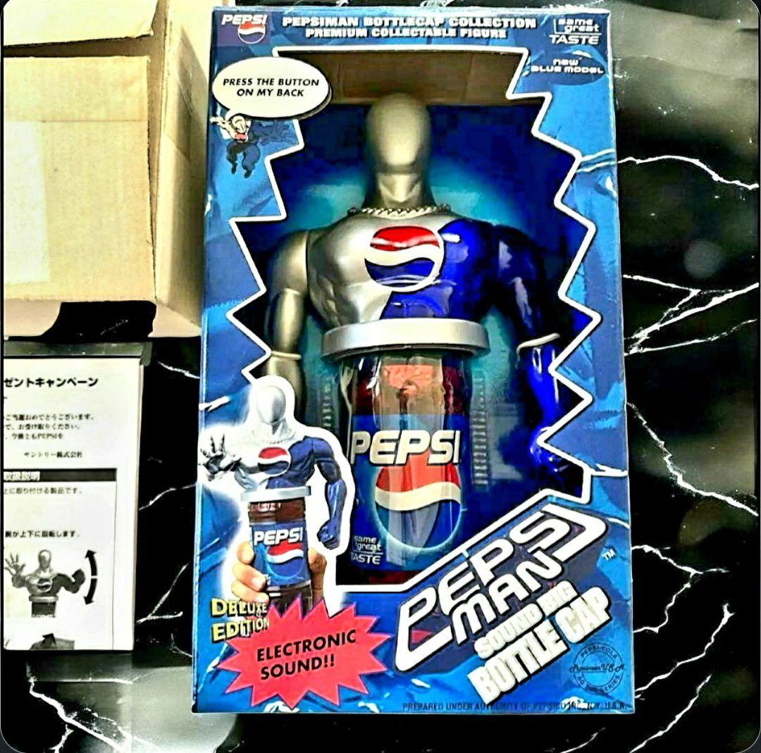 ☆1999 PEPSIMAN Sound bottle cap 非売品 激レア☆