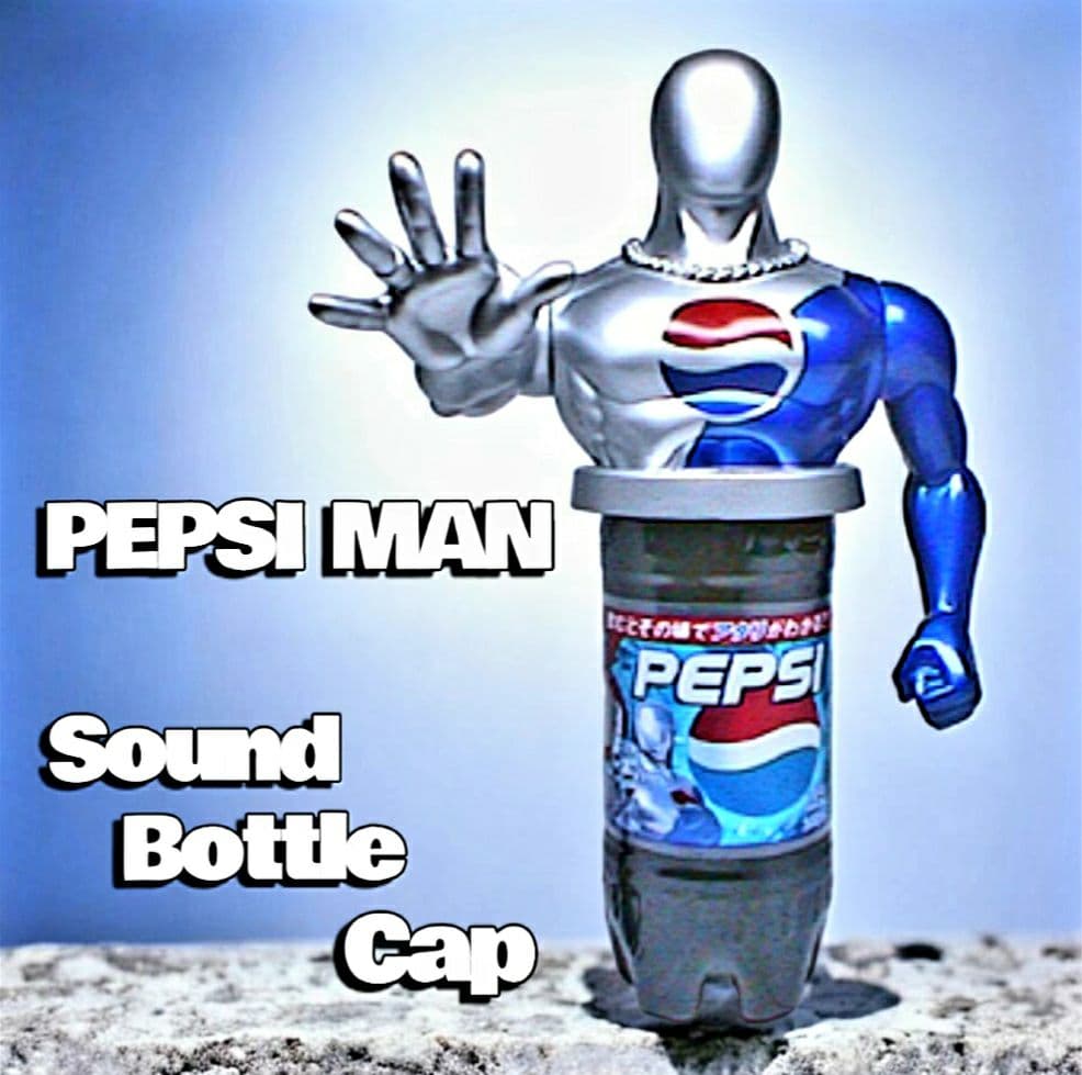 ☆1999 PEPSIMAN Sound bottle cap 非売品 激レア☆