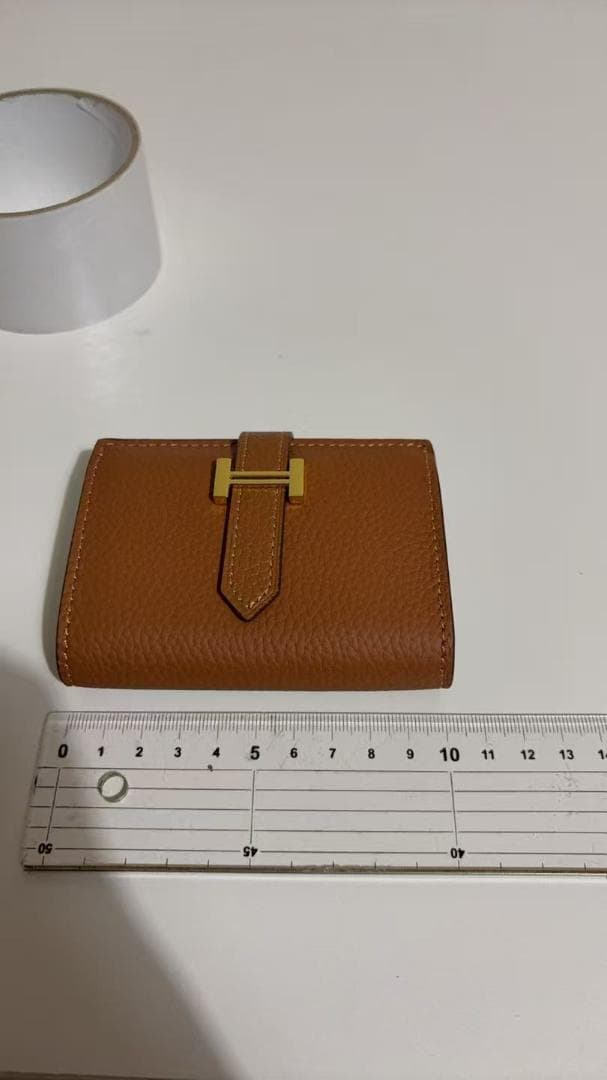 ベアンミニ　ゴールド金具 二つ折り財布