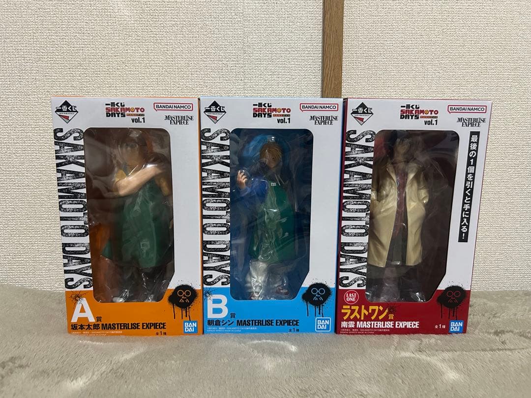 サカモトデイズ一番くじvol.1 vol.2 vol.3フィギュアコンプリート