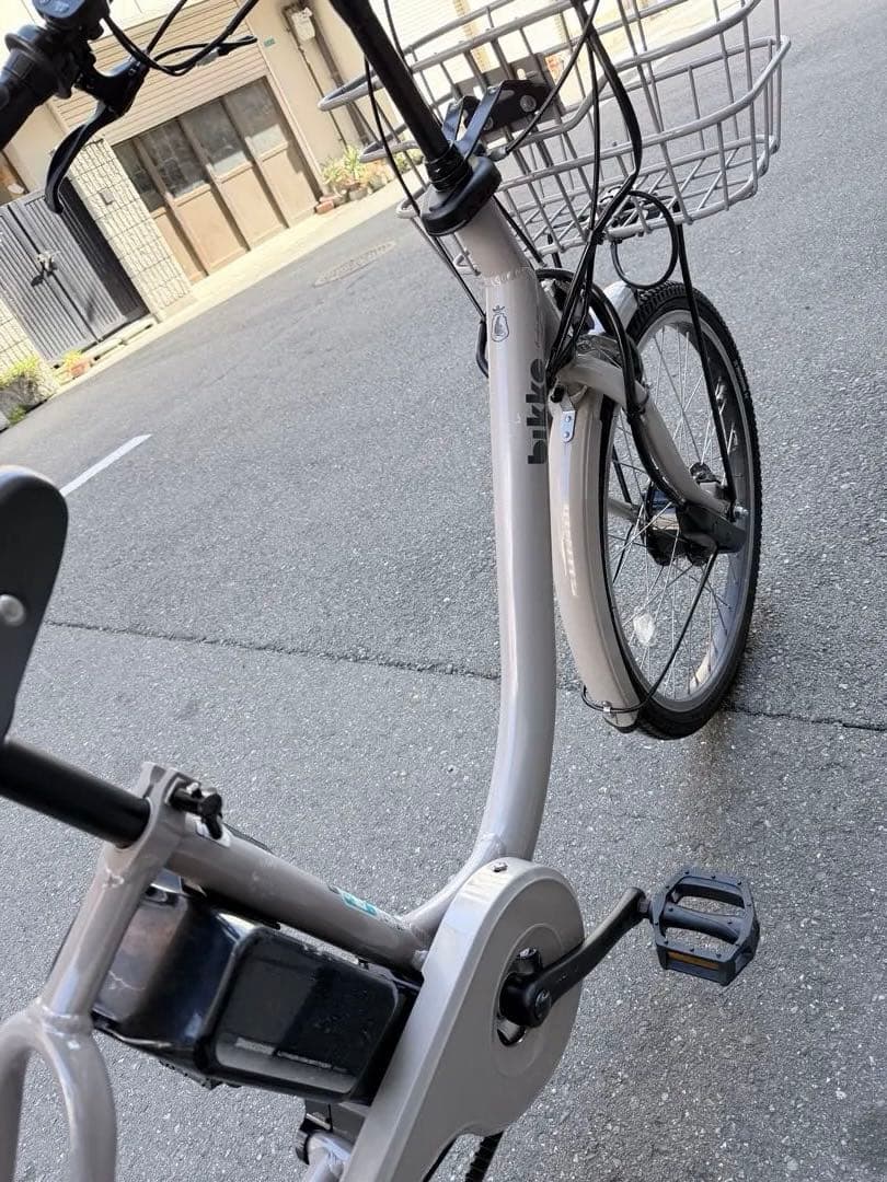 子供乗せ　ブリヂストン　 BIKKE 電動アシスト自転車 チャイルドシート付き