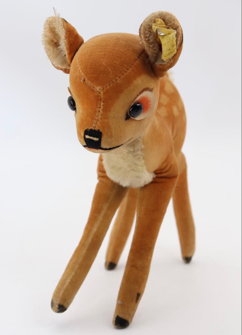 ビンテージ STEIFF バンビ ボタンタグ有り 約22cm