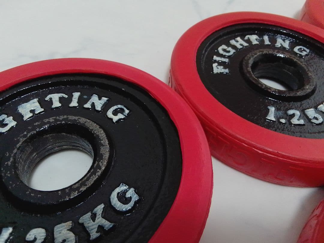 ファイティングロード ラバー付 ダンベル 合計約20kg 28mm径
