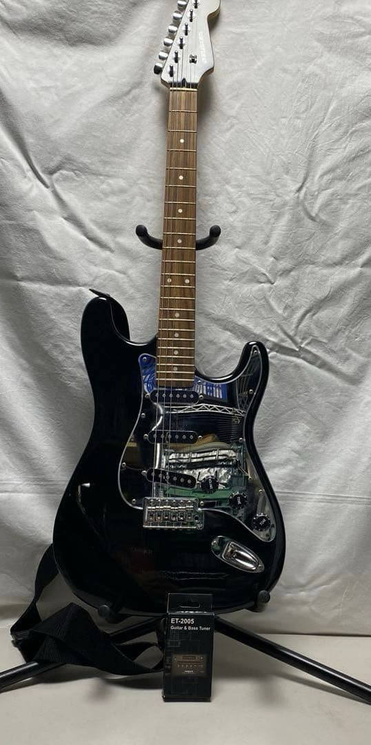 SELDER エレキギター ET-2005 スタンド チューナー ケース付き