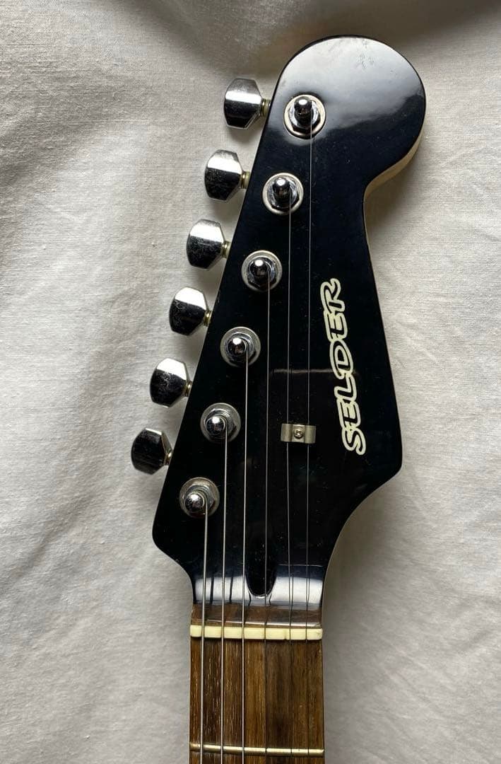 SELDER エレキギター ET-2005 スタンド チューナー ケース付き