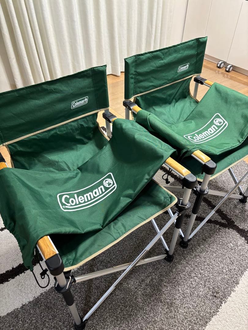 Coleman コールマン スリムキャプテンチェア グリーン 2脚 セット