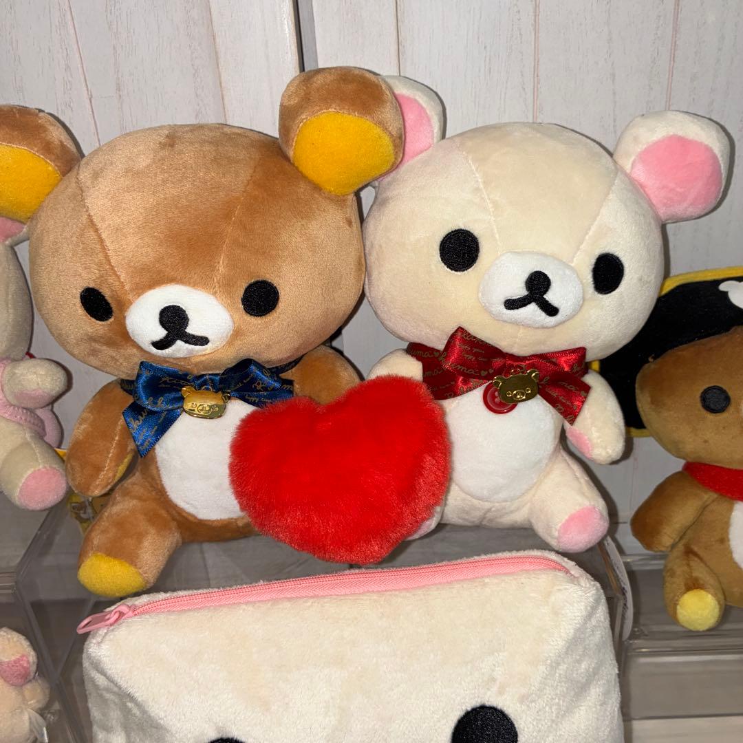 リラックマぬいぐるみマスコット11点セット。ミャクミャクぬいぐるみ新品