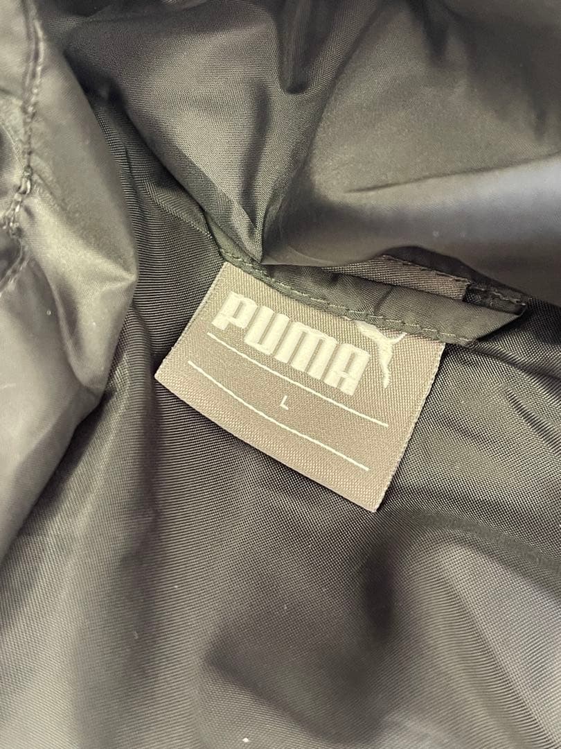 PUMA 黒 ベンチコート Lサイズ