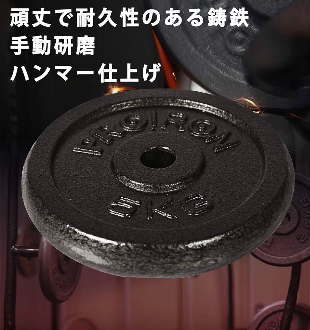 PRO IRON 5kg ダンベルプレート 4枚セット