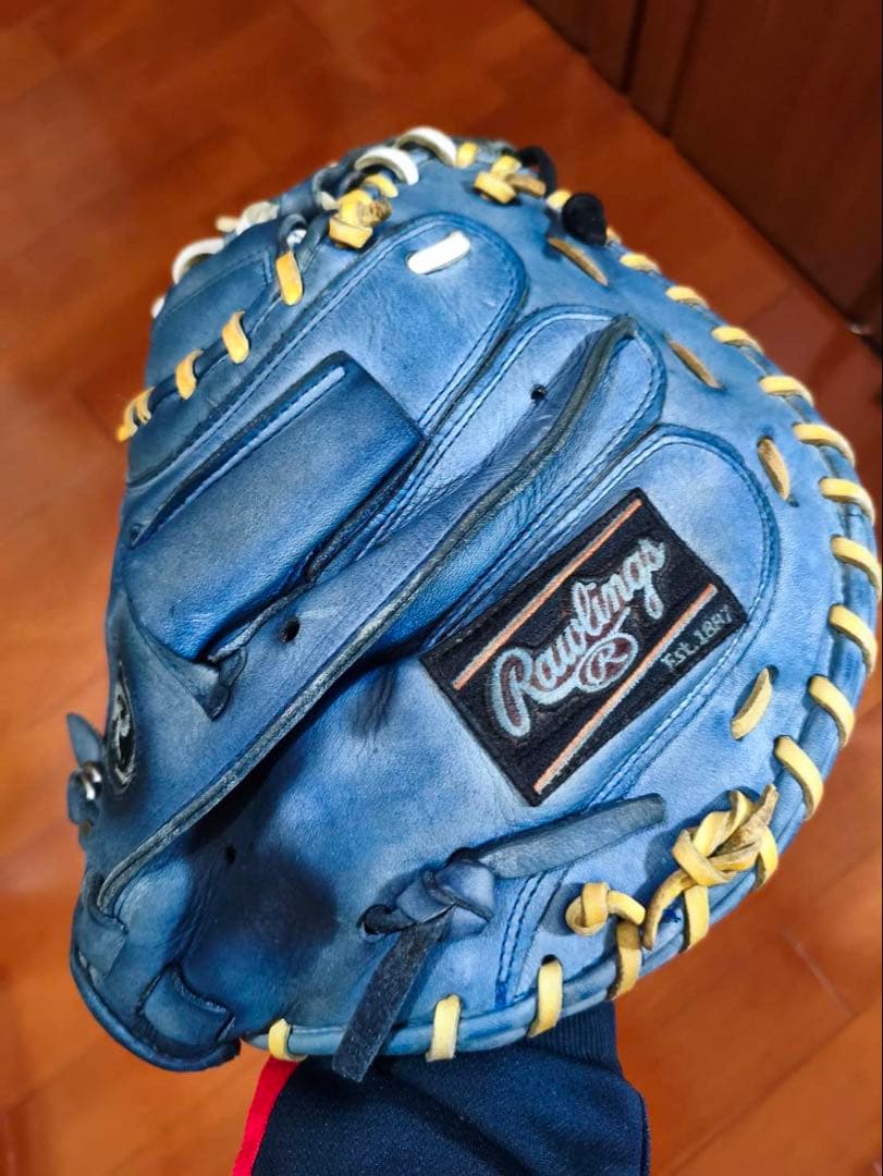 Rawlings 軟式グローブ キャッチャーミット 青