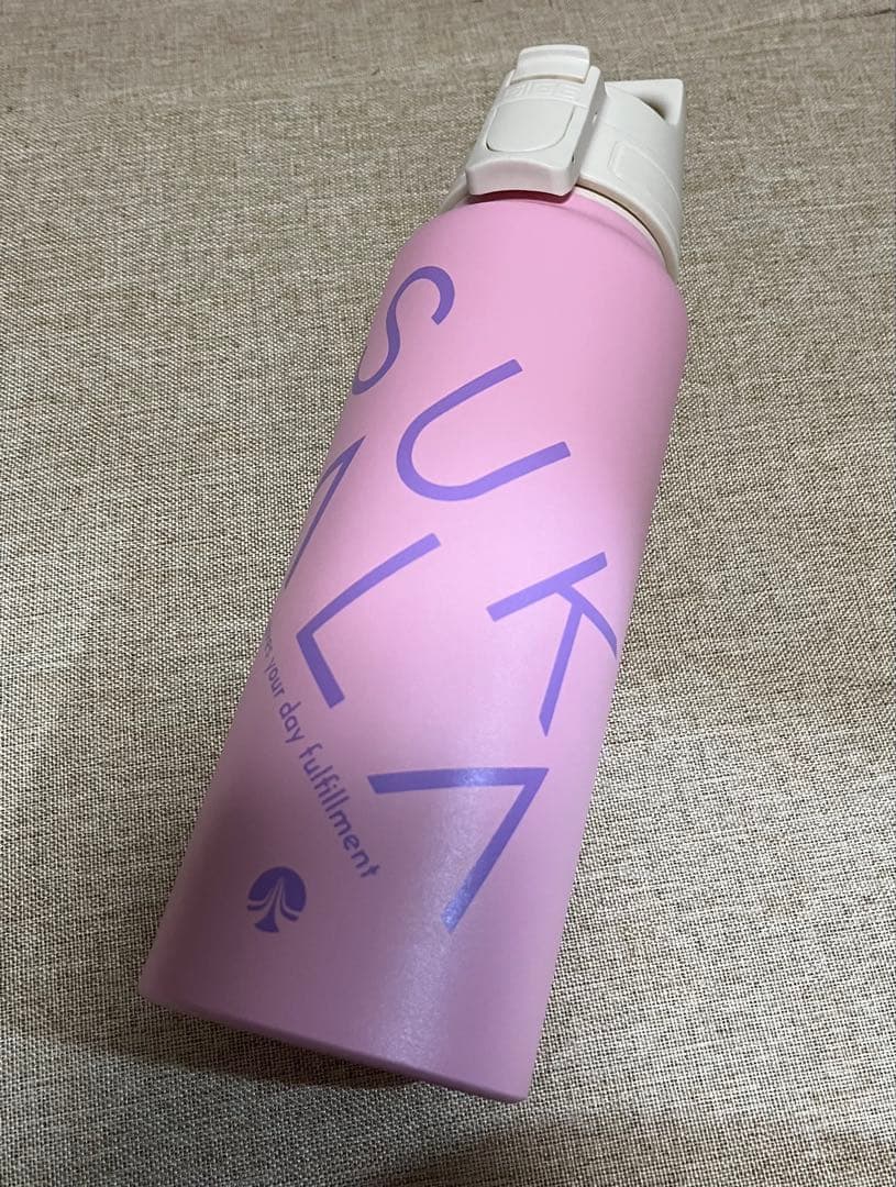 新品未使用SUKALA水素水ボトル ピンク 水筒LAVAラバリントスル