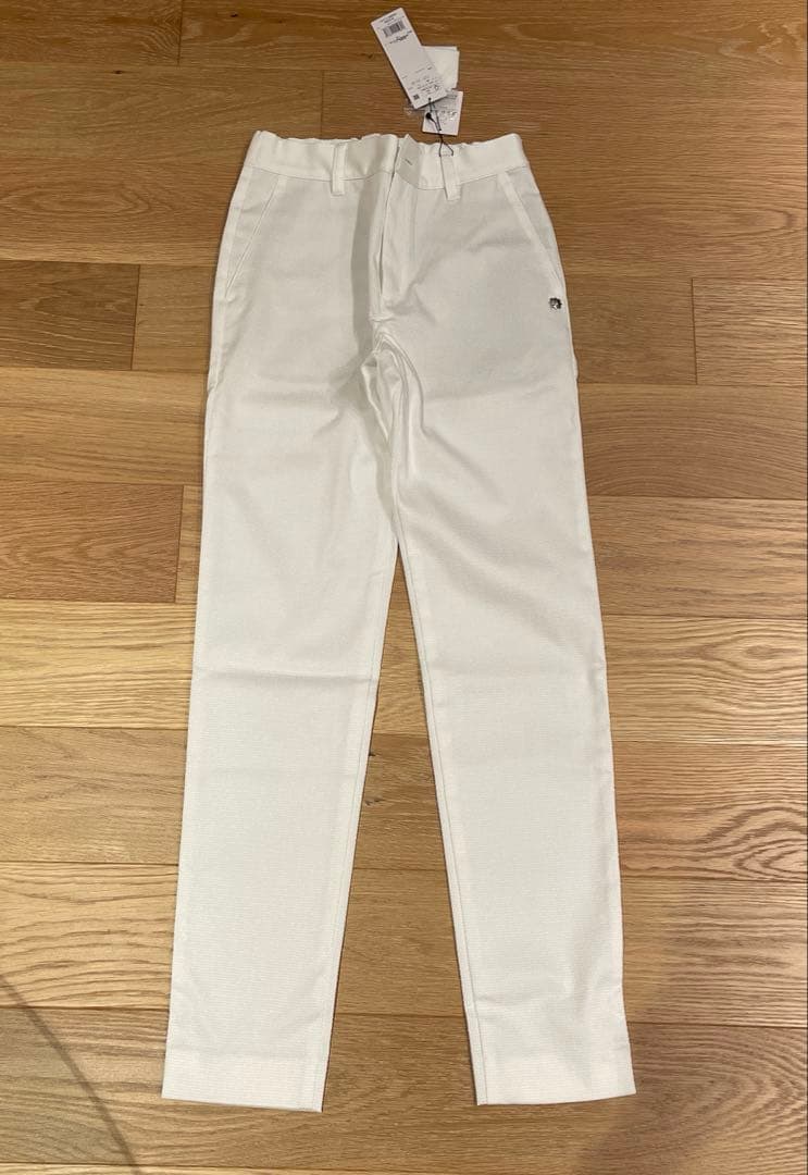 St ANDREWS ドビーストレッチクロップドパンツ SS S 未使用 白