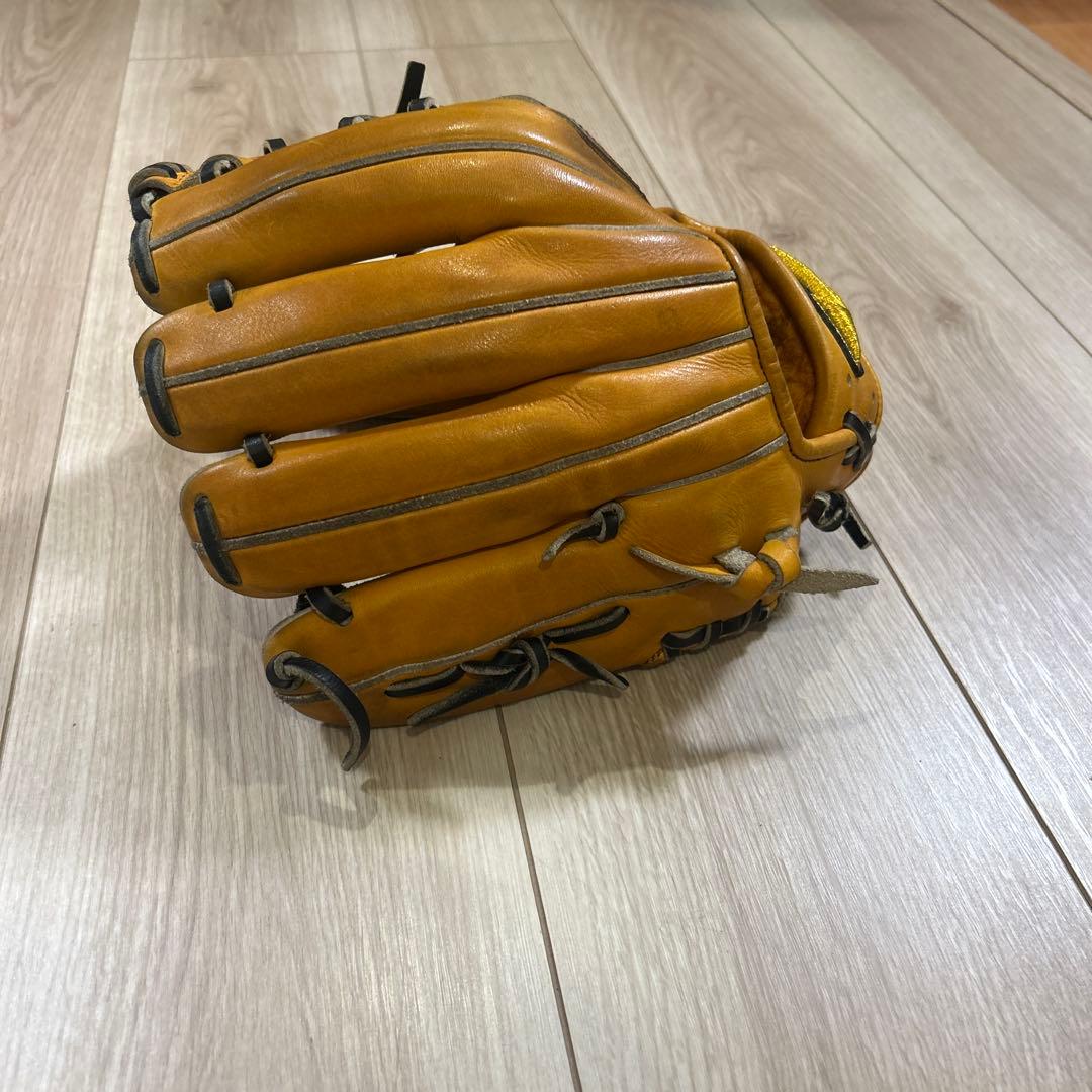 Mizuno 硬式グローブ ミズノプロ左手用 オレンジ