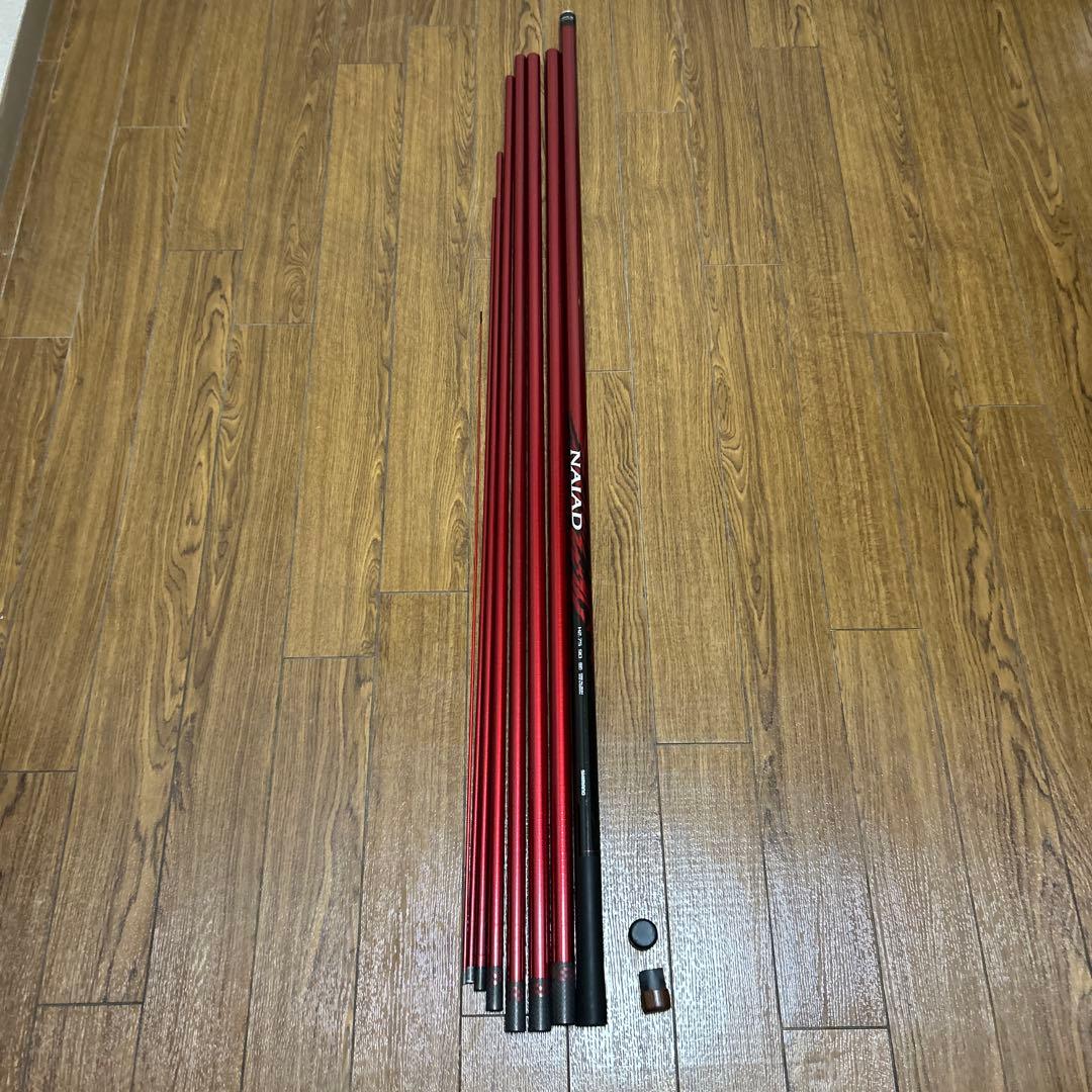 NAIAD H275 90 鮎竿 赤色