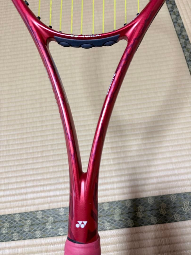VOLTRAGE 7V 軟式テニスラケット 赤　クレナイ　紅　ボルトレイジ