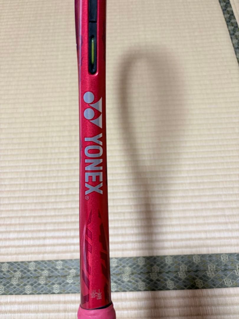 VOLTRAGE 7V 軟式テニスラケット 赤　クレナイ　紅　ボルトレイジ