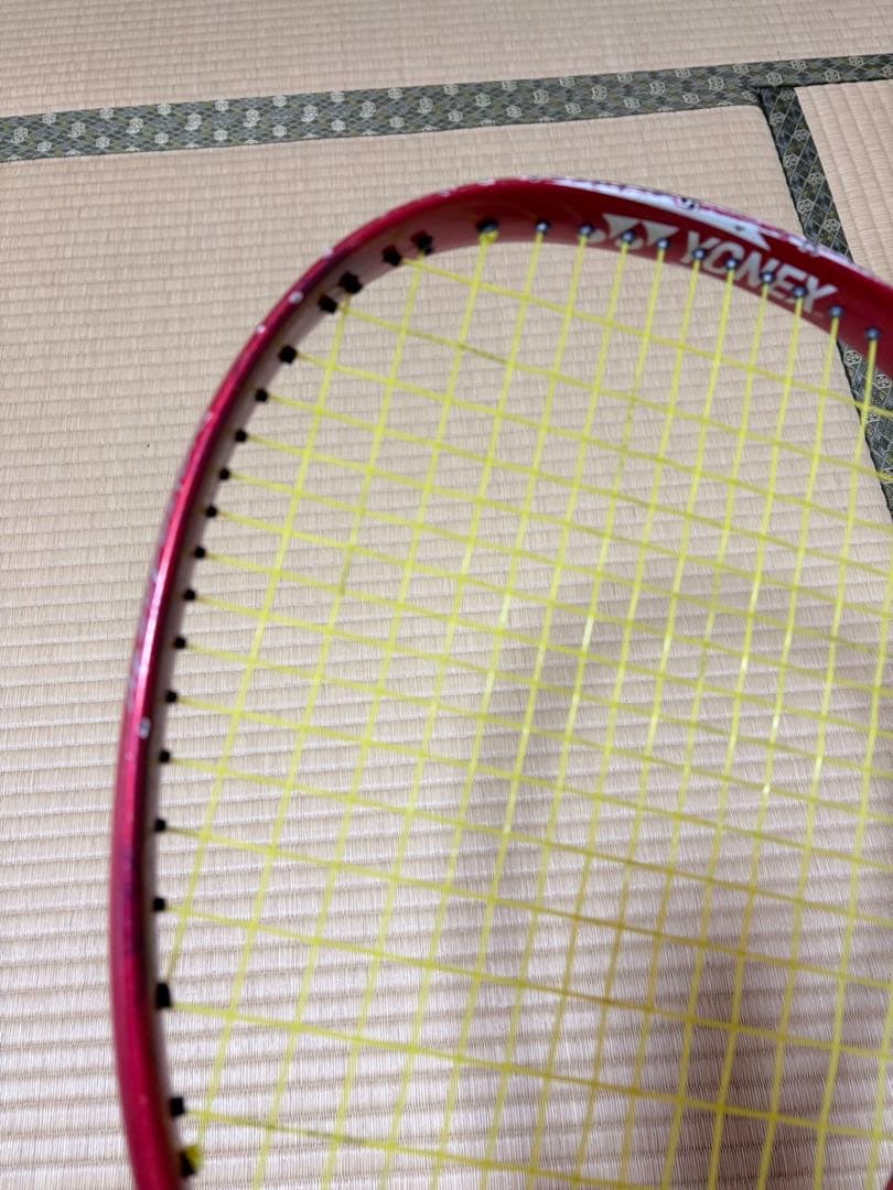 VOLTRAGE 7V 軟式テニスラケット 赤　クレナイ　紅　ボルトレイジ