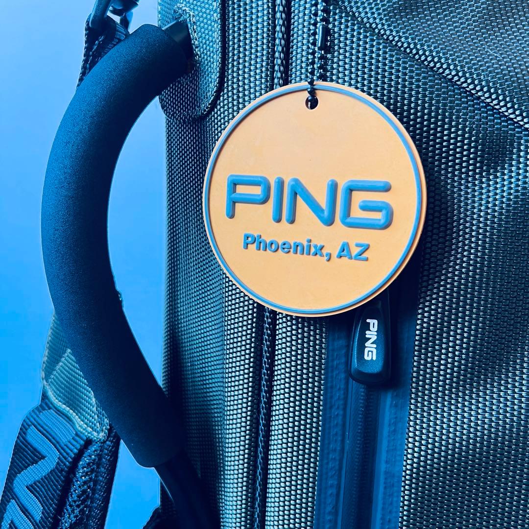 【美品】PING ピン キャディバッグ CB-P201 カーキ