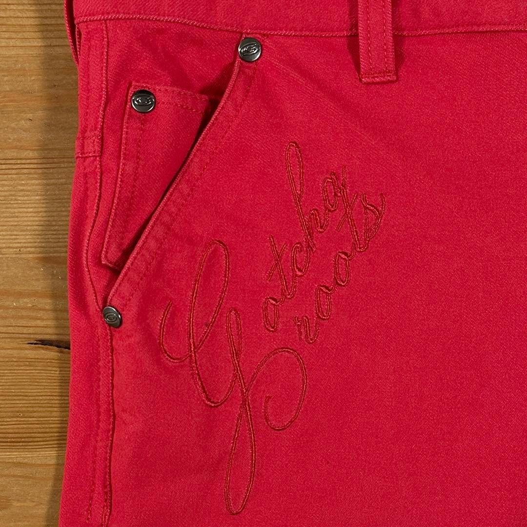 GOTCHA GOLF 刺繍 ストレッチパンツ ゴルフパンツ