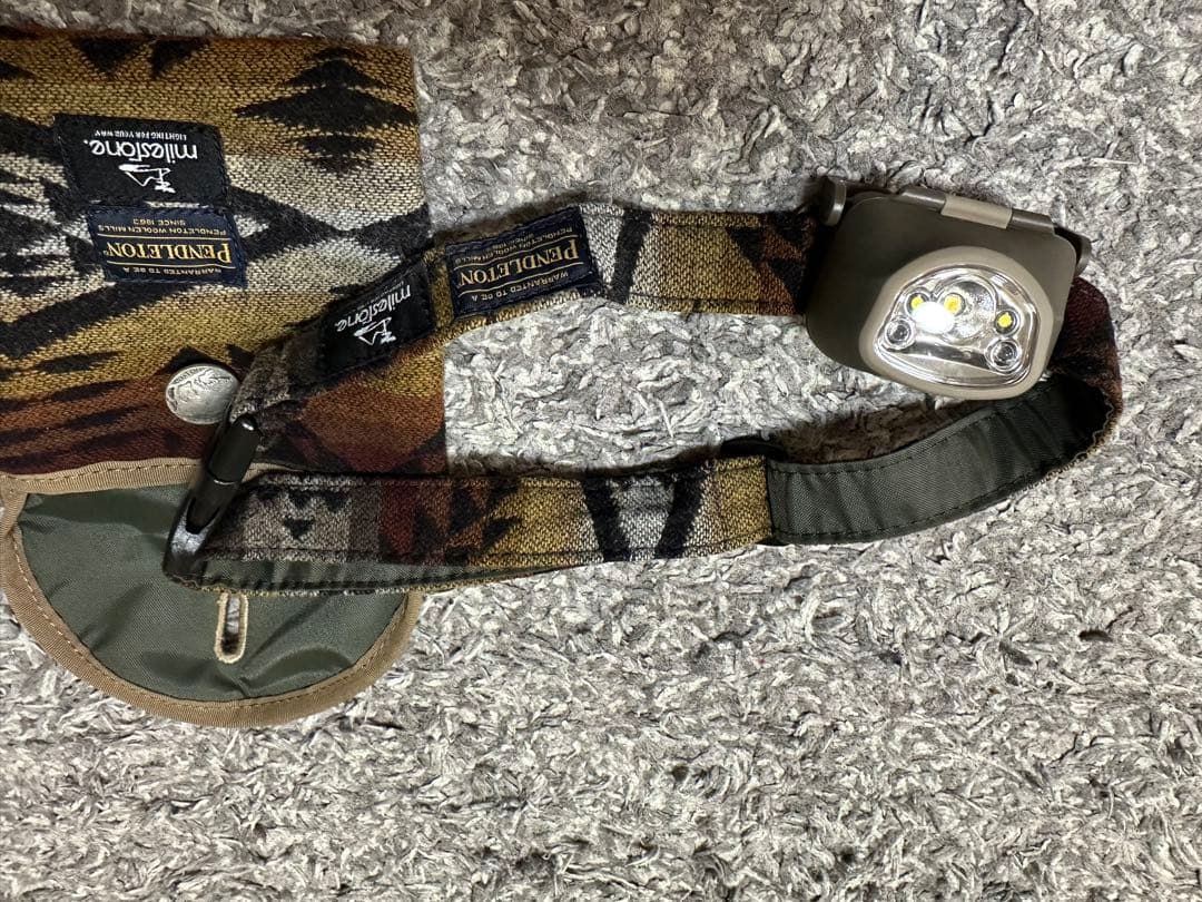milestoneとPENDLETONコラボ限定ヘッドライト