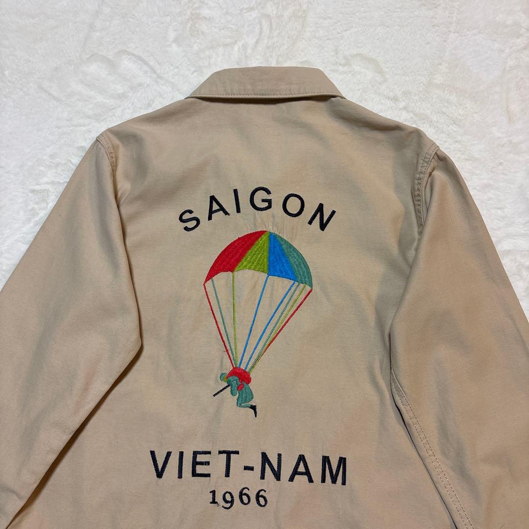 ヒューストン　HOUSTON ベトナムパラシュート刺繍　15 1/2 ベトシャツ