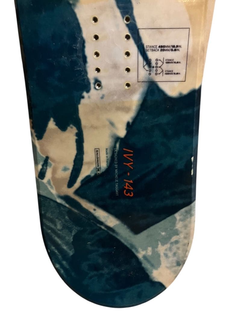 SALOMON レディース ボード IVY 143cm フランス製　スノボー