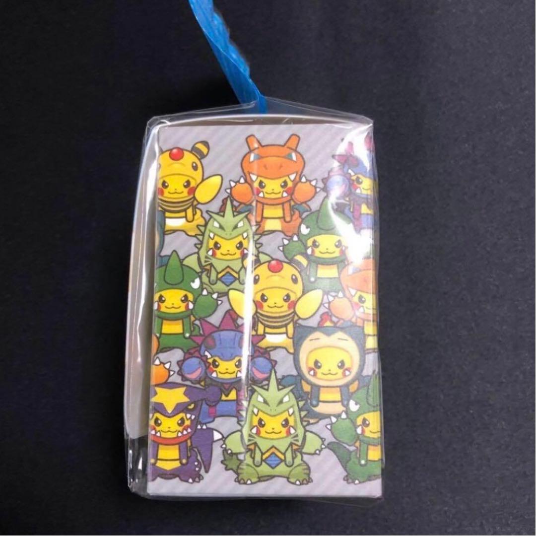 【ポケモンカード】絶版！超貴重　着ぐるみピカチュウ集合　ポンチョ デッキケース