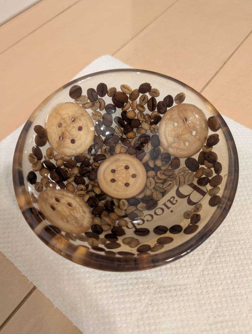 コーヒー豆＆クッキー　ソーサー