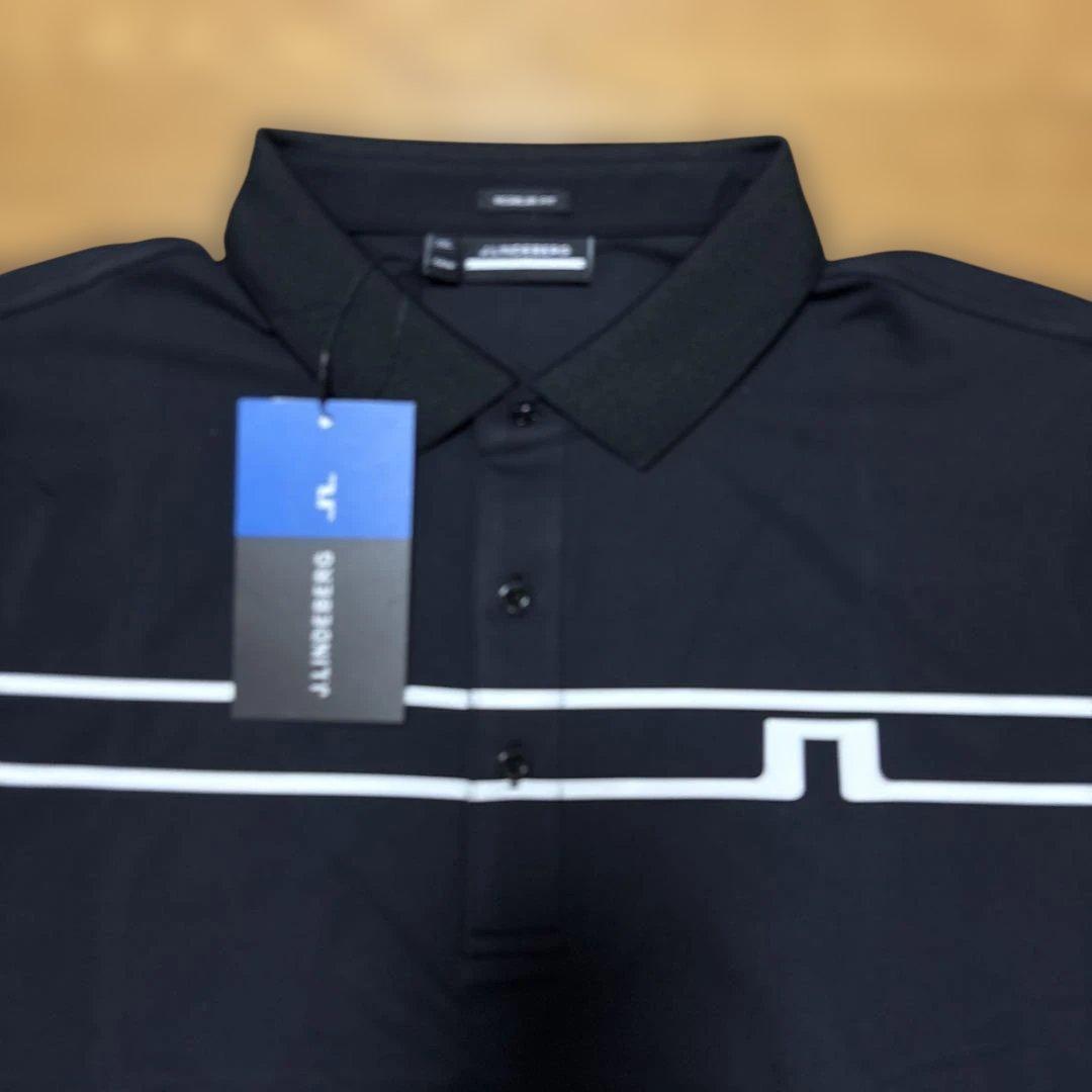 ☆新品☆J.Lindeberg 長袖ポロシャツXXL ブラック