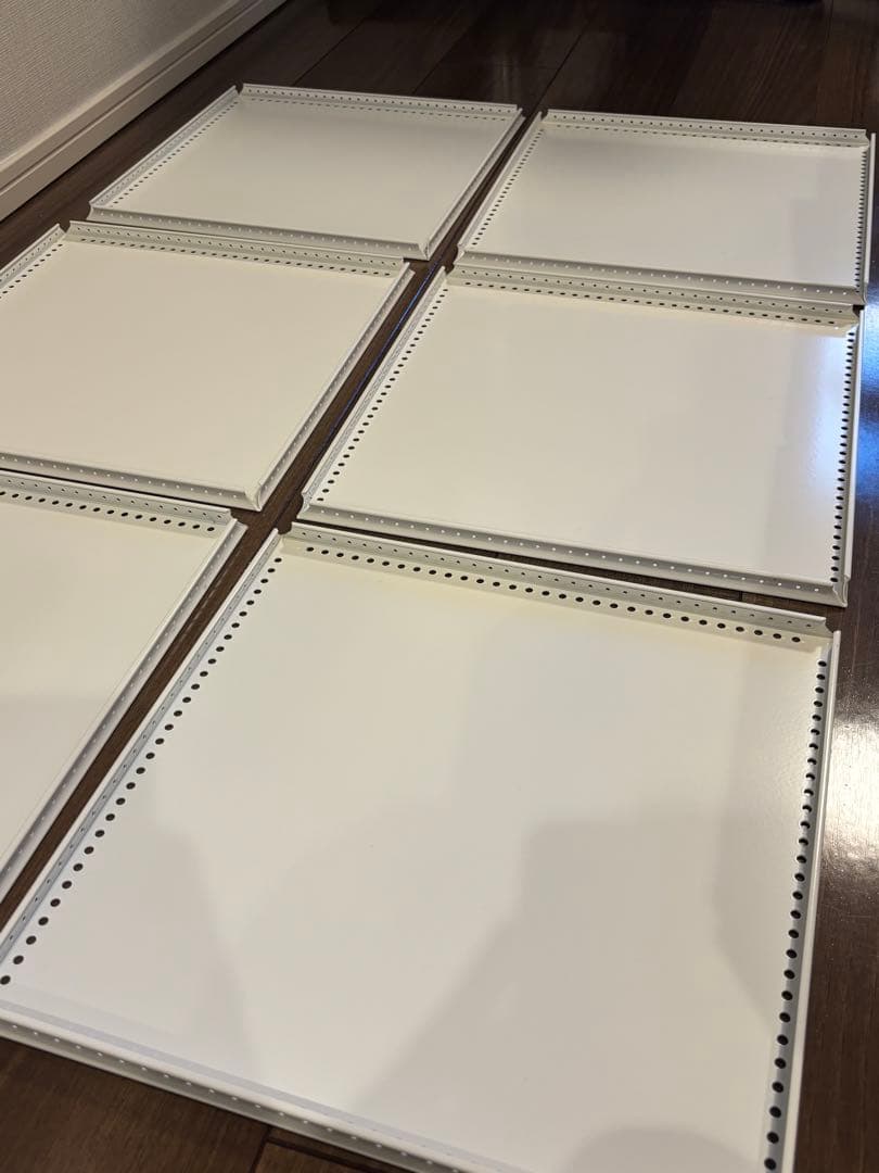 USMハラー用パーツ パネル 板 33.5x33.5cm 部品 パーツ 白 6枚