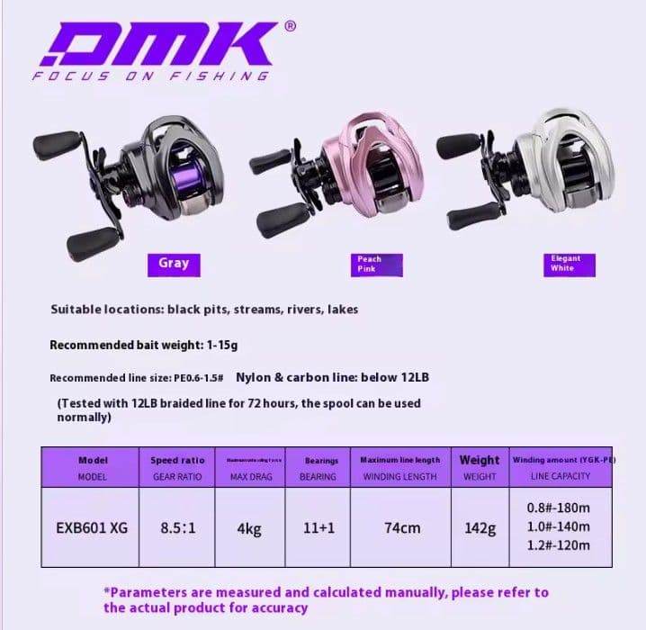【新品未使用】BFS DC ベイトフィネスリール DMK　青霜 チーター 　左