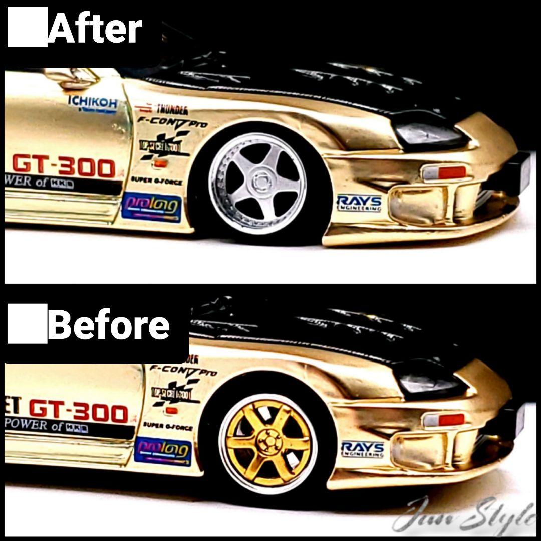 深リム改 1/64 TOPSECRET GT300 1995年展示風 カスタム品