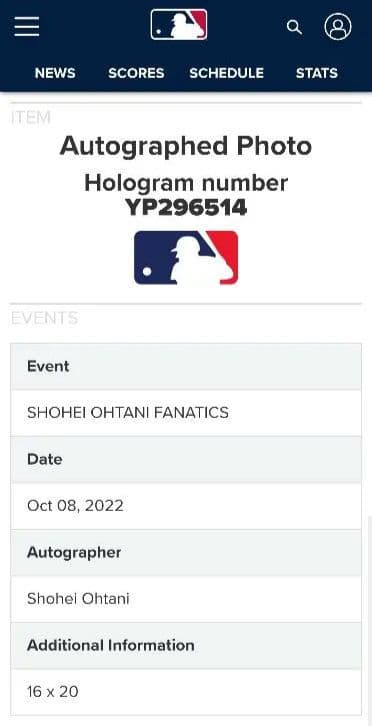 【超貴重】大谷翔平／直筆サイン／2021年／MVP獲得記念／特大フォト／認証あり