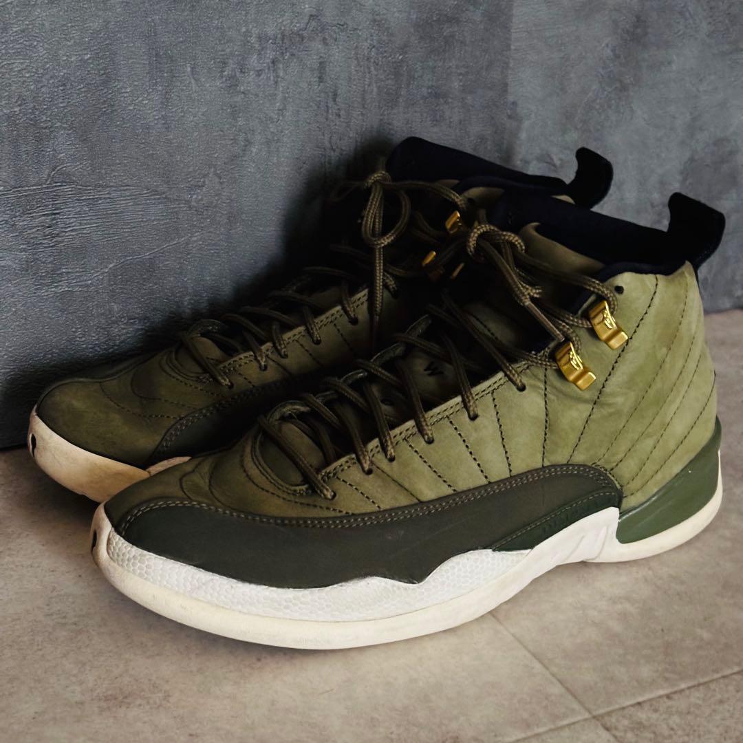 26.5cm NIKE AIR JORDAN 12 RETRO オリーブ