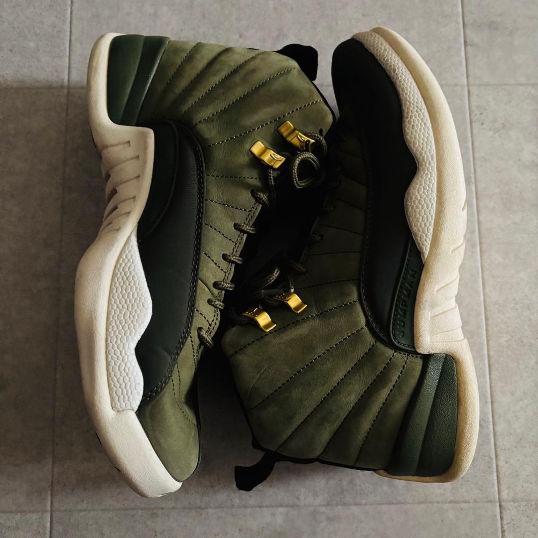 26.5cm NIKE AIR JORDAN 12 RETRO オリーブ