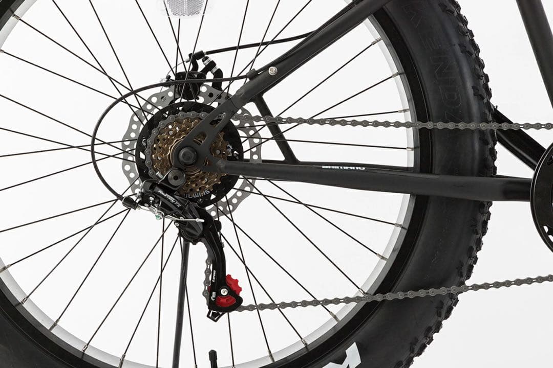 ファットバイク FATBIKE 26インチ 6段変速 自転車　ブラック　札幌
