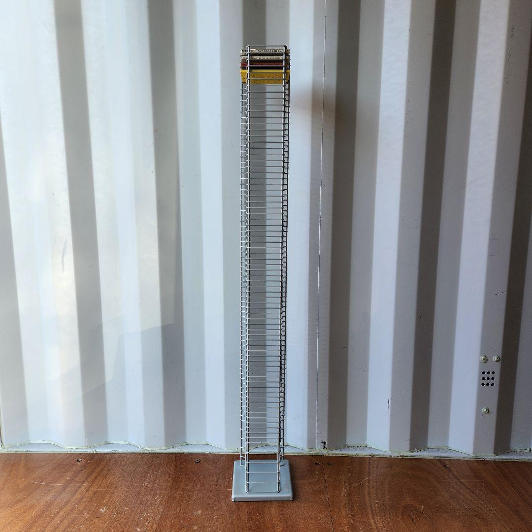 希少 Vintage l Wire CDラック CDタワー 125cm