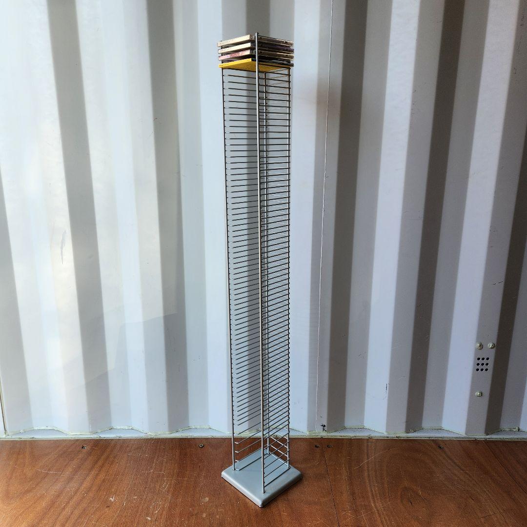 希少 Vintage l Wire CDラック CDタワー 125cm