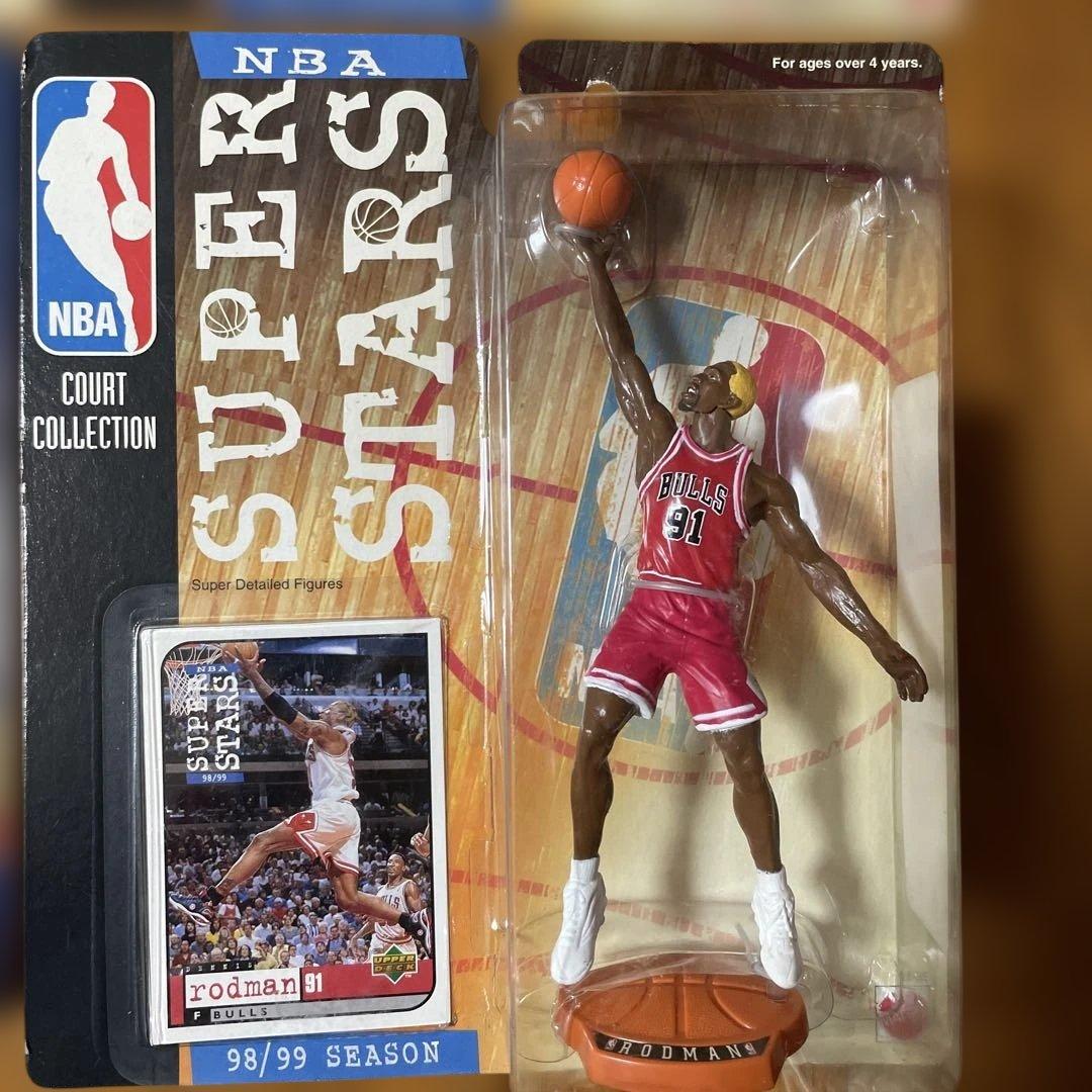 NBA シカゴブルズ ジョーダン ロッドマン フィギュア4体 未開封 90s