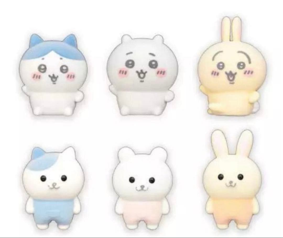☆ちいかわ ☆豪華版①フロッキーフィギュア 6体セット☆アクリルブロック☆未開封