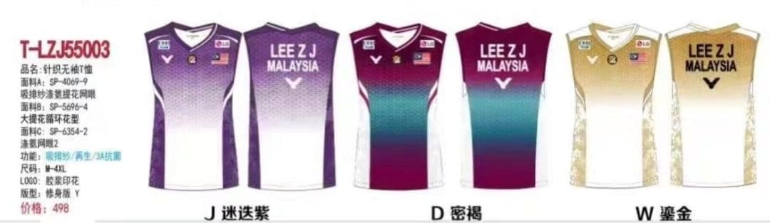VICTOR公式限定 LZJ選手モデル マレーシア代表選手支給 桃田賢斗NTT