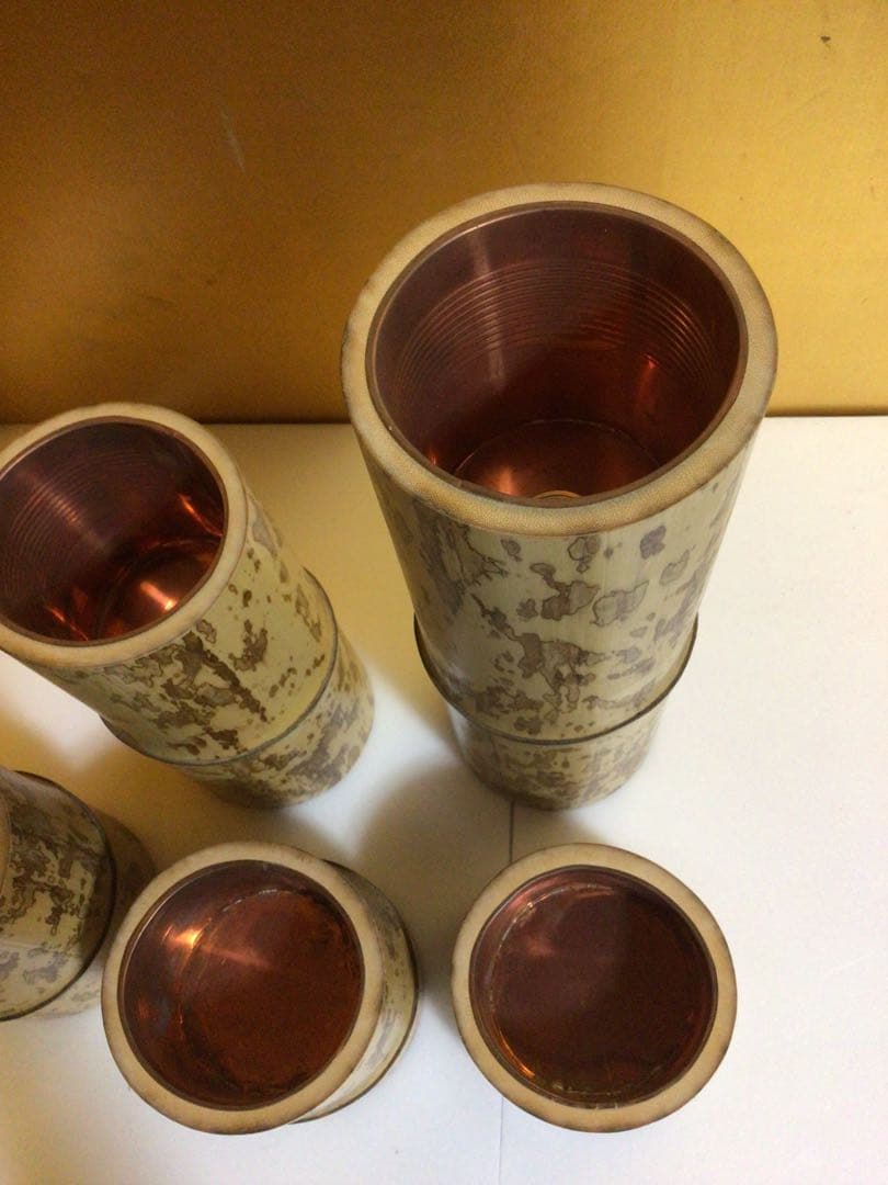 竹花入 五分割 短五菅 花器 紙箱付き