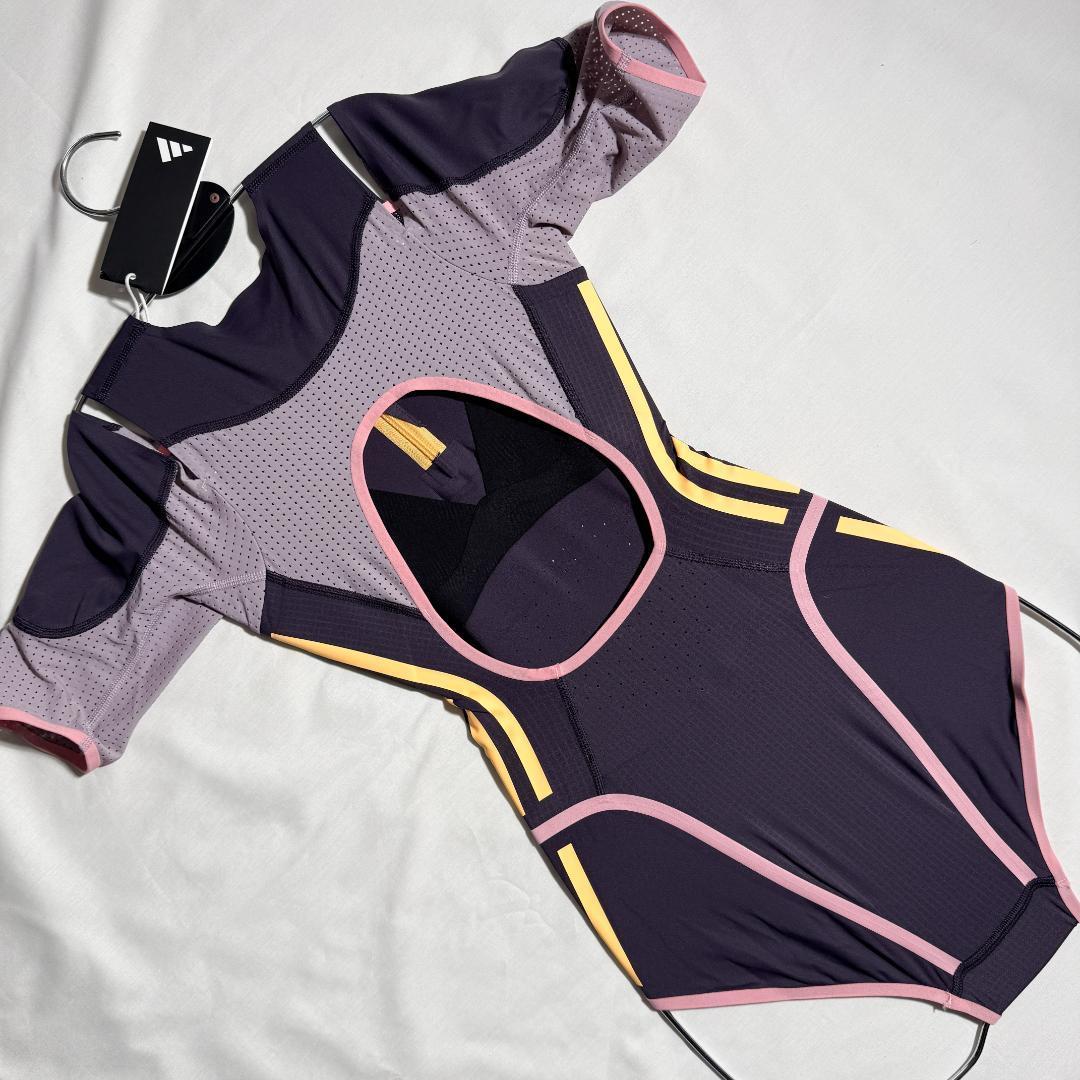 adidas アディダス 女子陸上 レーシングレオタード UK XS