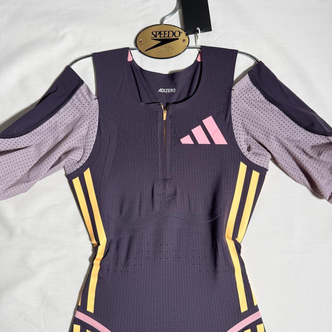 adidas アディダス 女子陸上 レーシングレオタード UK XS